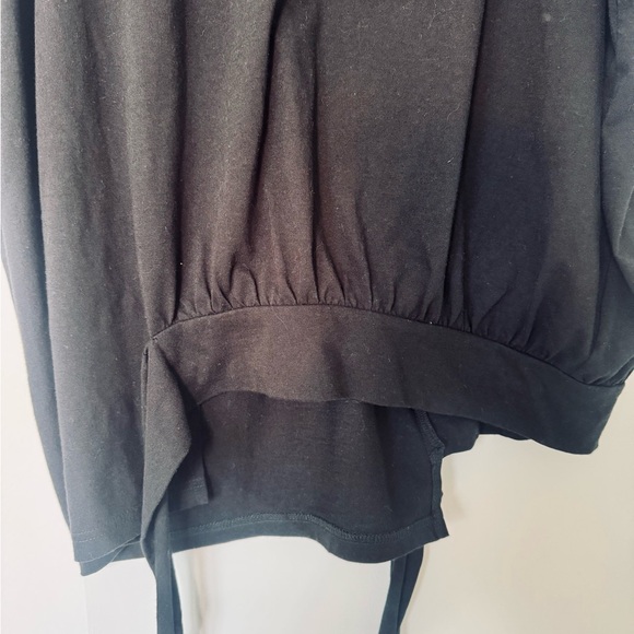 Yohji Yamamoto Black Midi 2pc skirt set, Unique Design, stretchy fabric M - Picture 5 of 16